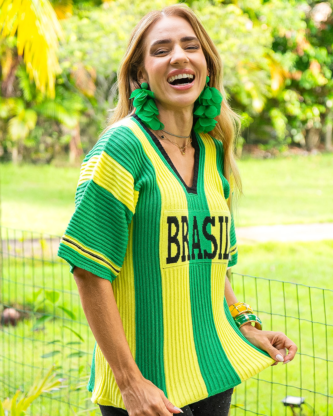 Blusa Brasil tricot - Imagem 3